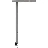MAUL Tischaufbau Leuchte MAULjuvis LED 4.000 K dimmbar Klemmfuß 120 cm silber