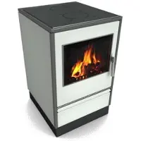 Glutos Küchenofen | HHS 03 S | 6,5 kW | Weiß | Scharnier links
