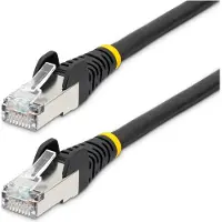 StarTech.com .com Cavo Ethernet CAT 6a 2m Nero 10GbE 100W PoE++ LSZH RJ-45 S/FTP