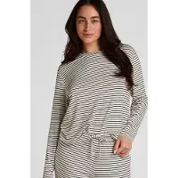 Hunkemoller Pyjama Top Loose Jersey Weiß