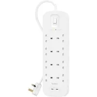 Belkin Steckdosenleiste Srb004ca2m 8-fach Mit Schalter 2 M