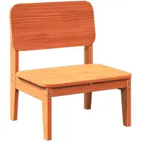 vidaXL Gartenstuhl Wachsbraun 60x52,5x72 cm Massivholz Kiefer