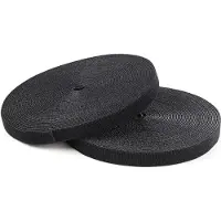 StarTech.com Klettverschluss 7,6m Rolle - Schwarz, Schwarz, 7,62 m, 19 mm, 187 mm, 214 mm, 25 mm