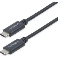 StarTech.com .com 1m USB-C-Ladekabel, Laden und Synchronisieren, 60W (3A) Power Delivery, USB 2.0 Laptop-Ladekabel, USB-IF- - USB C Ladekabel, 1 m, USB C, USB C, USB 2.0, Stecker/Stecker, Schwarz