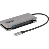 StarTech.com .com HB31CM1A3CB USB-C 3.2 Gen 2 Dockingstation mit 4 Anschlüssen und 10 Gbit/s, grau