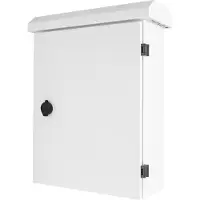 Deltaco låsbart väggskåp, 350x140x450m