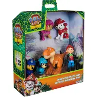 Paw Patrol : Der Dino Film, Dino Abenteuer Figuren-Geschenkset, 6er-Pack, 380 g