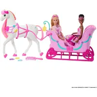 Barbie Spielzeug – 50 cm – Der Nussknacker – Pferd m. Schlitten - - One Size - Puppen
