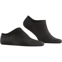 Falke ClimaWool Herren Füßlinge, 43-44, Grau, Uni, Schurwolle