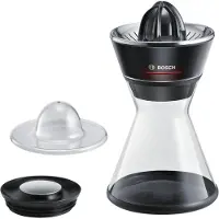 Bosch MCP72GPB Zitronenpresse Kunststoff Edelstahl Schwarz Transparent