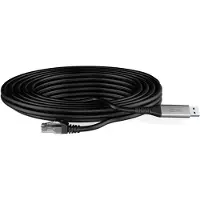 Digitus USB-A - RJ45 Ethernet Kabel, 1Gbit/s, 3m, 3 m, Cat6a, S/FTP (S-STP), RJ-45, Schwarz