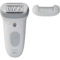Braun Silk-épil 7 Silk-epil 7 SE7-000, Silber, 40 Pinzette, MicroGrip, Akku, Integrierte Batterie, Deutschland