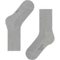 Falke Family Damen Socken, 35-38, Grau, Uni, Baumwolle