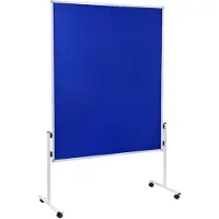Legamaster Moderationswand ECONOMY, Filz, blau