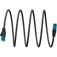 Goobay Ultraflexibles CAT 6A Patchkabel U/UTP, schwarz