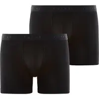 Falke Boxer "Daily Comfort", Herren, Gr. 3XL, 2 Stk., schwarz (schwarz (3000)), Obermaterial: 96% Baumwolle CO. 4% Elasthan EL., Unterhosen Boxer