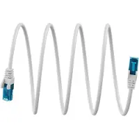 Goobay Ultraflexibles CAT 6A Patchkabel U/UTP, weiß