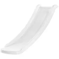Axi Sky120 Rutsche Weiß - 118 cm | Anbau Element für Kinder Spielturm / Spielhaus / Stelzenhaus | Anbaurutsche für Podesthöhe 60 cm