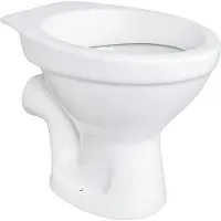 BELVIT Stand WC Toilette Abgang Waagerecht Wand Tiefspüler Weiß Stehend