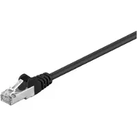 Goobay 68663, 50 m, Cat5e, F/UTP (FTP), RJ-45, RJ-45, Schwarz