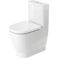 Duravit D-Code WC sur pied pour combinaison, à fond creux, blanc brillant, 20600900002, 20600900002