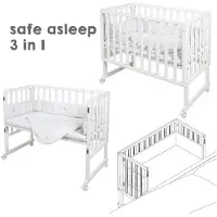 Roba Stubenbett safe asleep 3-in-1 Sternenzauber 4-tlg