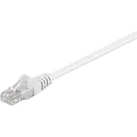 Goobay CAT 5e Patchkabel, U/UTP, Weiß, 30 m, CCA Kupfergemisch