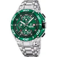 Festina Chrono Bike 2026 Herrenuhr Grün Edelstahl F20754/5