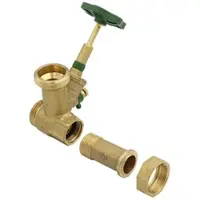 Schlosser Abzweig T-Ventil DN25 auf 1 x 1 1/2` steigende Spindel