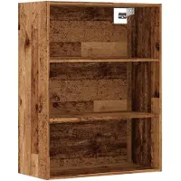 vidaXL Wandregal Altholz-Optik 69,5x32,5x90 cm