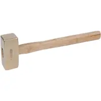 Ks Tools BRONZEplus Fäustel 2000 g, mit Hickorystiel ( 963.2053 )