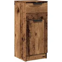 vidaXL Sideboard Altholz-Optik 30x30x70 cm Holzwerkstoff