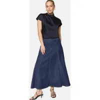 Zero Satinbluse "Damen mit Kragen"