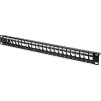 Digitus Ral 9005 Patch Panel Gehäuse 1he Für Keystone-modul 24-port /