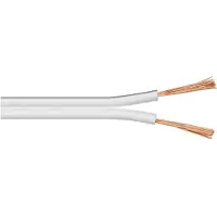 Goobay Lautsprecherkabel weiss CU