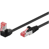 Goobay 51547, 10 m, Cat6, S/FTP (S-STP), RJ-45, RJ-45, Schwarz