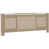 vidaXL Holzwerkstoff Heizkörperverkleidung 205 cm