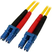 StarTech.com .com 1m Singlemode 9/125 Duplex LC auf LC LWL / Glasfaser-Netzwerkkabel - Gelb, 1 m, OS1, LC, LC
