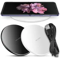 NAUCI Wireless Ladegerät für Samsung Galaxy Z Flip Fold 8 7 6 5 Lade 10W Ladestation