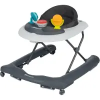 Bebeconfort Dalia Lauflernhilfe, mit abnehmbarem Aktivitätstablett, Einfach zusammenklappbare Lauflernhilfe für Babys, 6-18 Monaten, Mineral Graphite