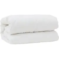 vidaXL Bettdecke mit Kissen 3 stk. Weiß Mikrofaser