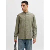 Jack & Jones Esummer Linen Blend Band Langarmhemd