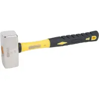 Ks Tools EDELSTAHL Fäustel mit Fiberglasstiel, 3600g ( 964.2007 )