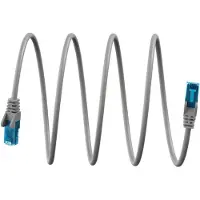 Goobay Ultraflexibles CAT 6A Patchkabel U/UTP, grau