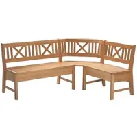 58 aufm Kessel ECKBANK Deborah 224 x 135 x 87 Massivholz Buche lackiert
