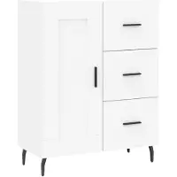 vidaXL Loretta (1 Holztür 3 Schubladen)