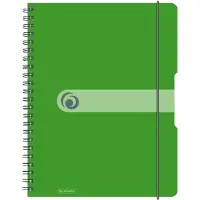 Herlitz 11293099, Monochromatisch, Grün, A4, 80 Blätter, 80 g/m², Erwachsener