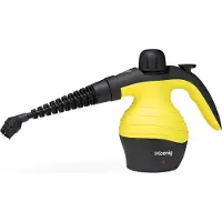 H.Koenig 80191 Handdampfreiniger NV60 / 3,5 bar / verschiedene Aufsätze / 350 ml Wassertank / 1000W / gelb
