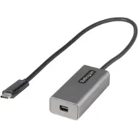 StarTech.com .com USB-C auf Mini DisplayPort Adapter - 4K 60Hz USB-C auf mDP Adapter Dongle - USB-Type-C zu Mini-DP-Monitor - Videokonverter - Kompatibel mit Thunderbolt 3 - 30cm Kabel (CDP2MDPEC)