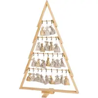 Sonstiges howa Deko Weihnachtsbaum aus Holz mit Adventskalender zum Befüllen – stilvolle Adventsdekoration und Weihnachtskalender in einem 8808